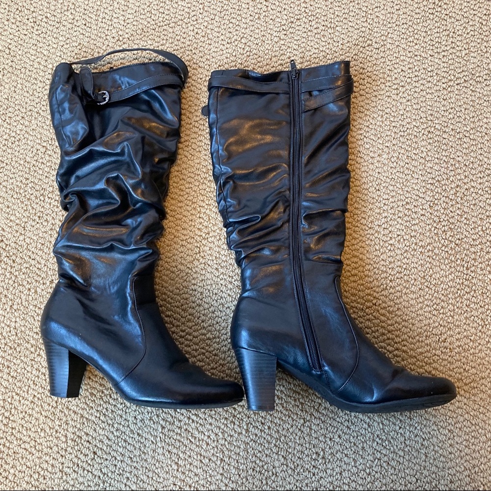 Black boots